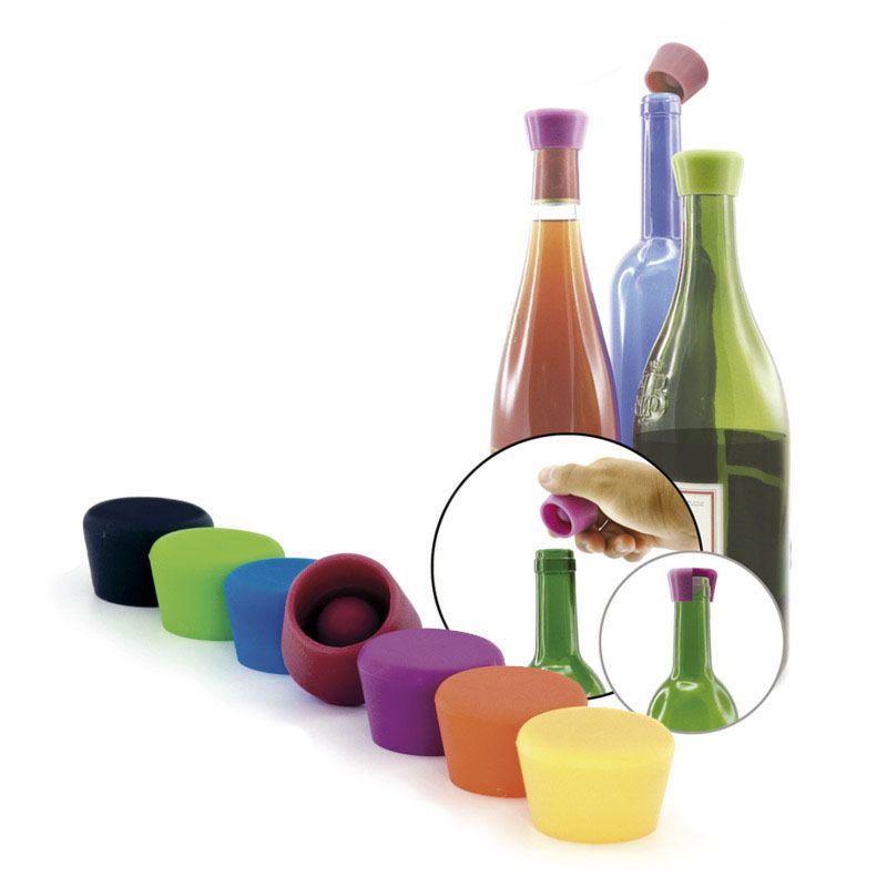 Silicone Wine Stoppers - 2 Pack