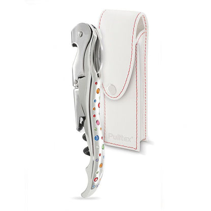 Classic Cristal Swarovski Rainbow + Leather Pouch