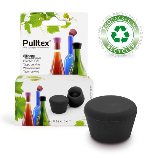 Wine Stopper in Black Silicone